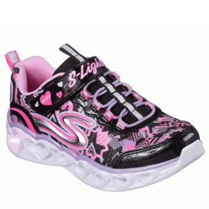 SKECHERS LOVE LIGHTS/ LIGHT UP 20180L-BKMT SNEAKERS
